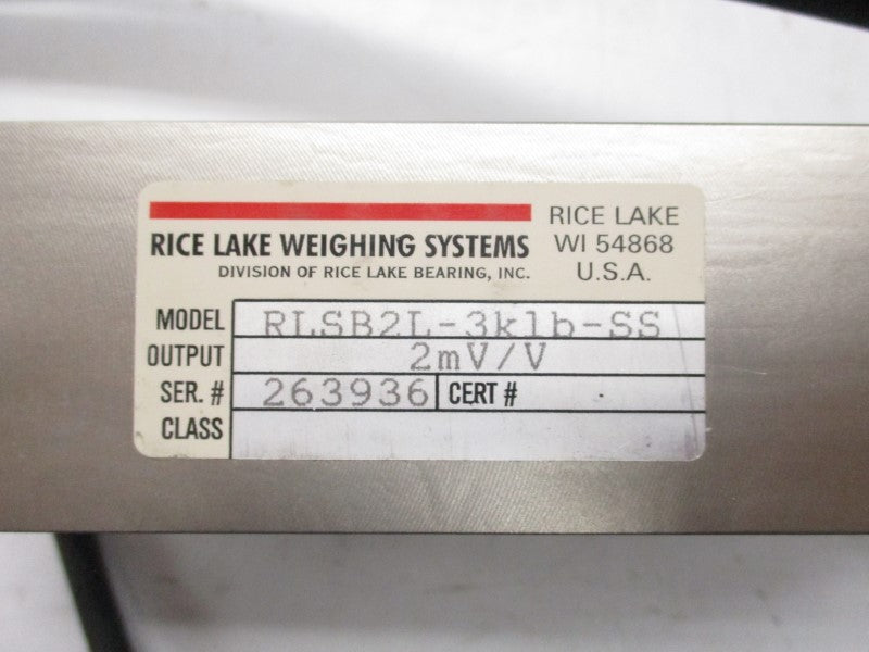 RICE LAKE WEIGHING SYSTEMS RLSB2L-3KLB-SS NSNP