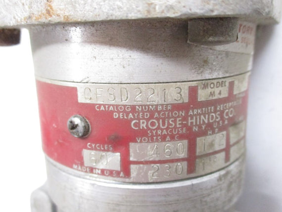 CROUSE HINDS CESD2213 460VAC UNMP