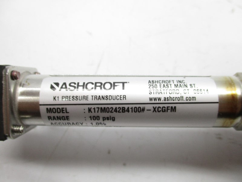 ASHCROFT K17M0242B4100#-XCGFM 100PSI NSNP