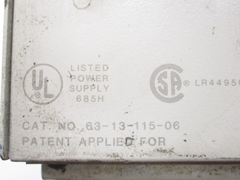 SOLA 63-13-115-06 120VAC 1.25A UNMP