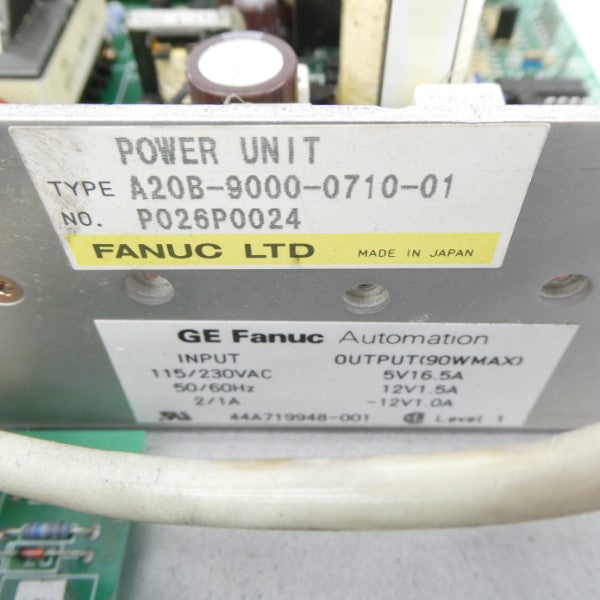 GE FANUC IC600PM50503K A20B-9000-0710-01 115/230VAC UNMP