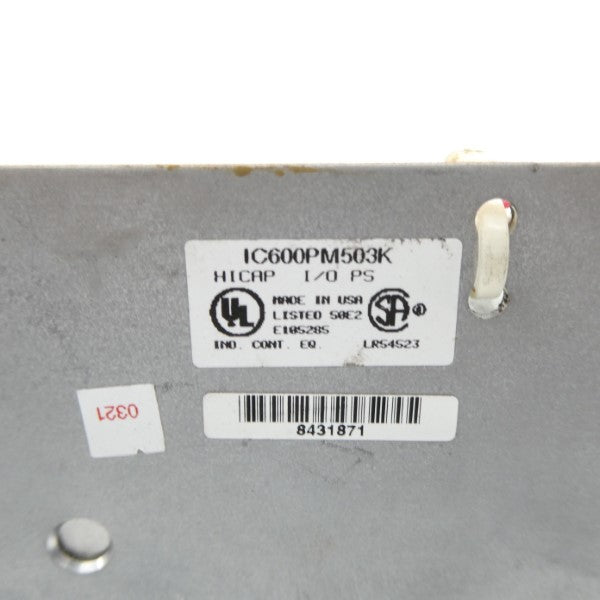 GE FANUC IC600PM50503K A20B-9000-0710-01 115/230VAC UNMP