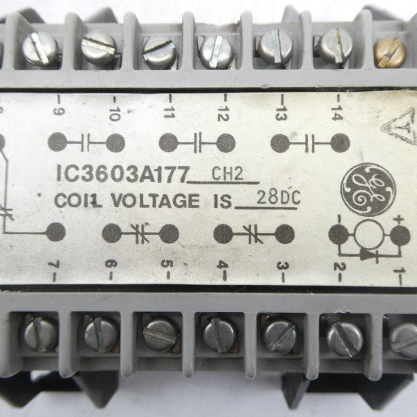 GENERAL ELECTRIC IC3603A177CH2 28VDC UNMP