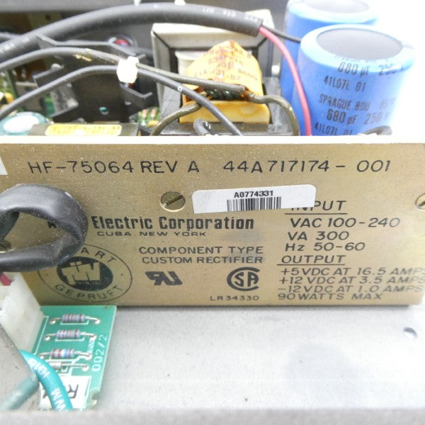 ELECTRIC CORPORATION HF-75064 100-240VAC 16.5A UNMP