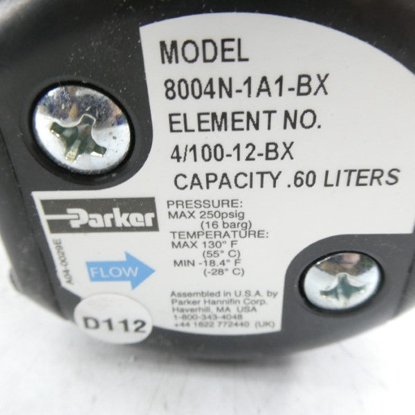 PARKER 8004N-1A1-BX 250PSI NSMP