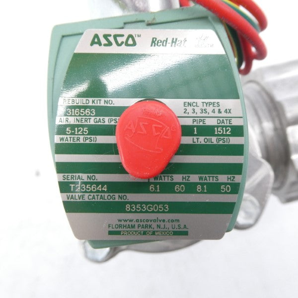 ASCO 8353G053 110/120V 5-125PSI 1" NSMP