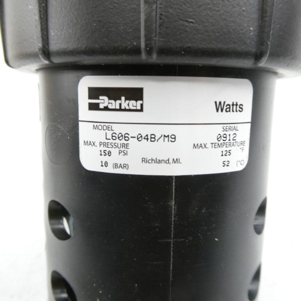 PARKER L606-04B/M9 150PSI 1/2" NSMP