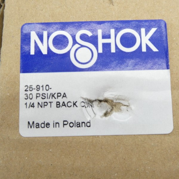 NOSHOK 25-910-30PSI/KPA 30PSI 1/4" NSMP