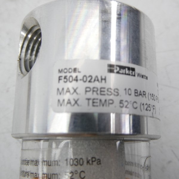 PARKER F504-02AH 150PSI 1/4" NSMP