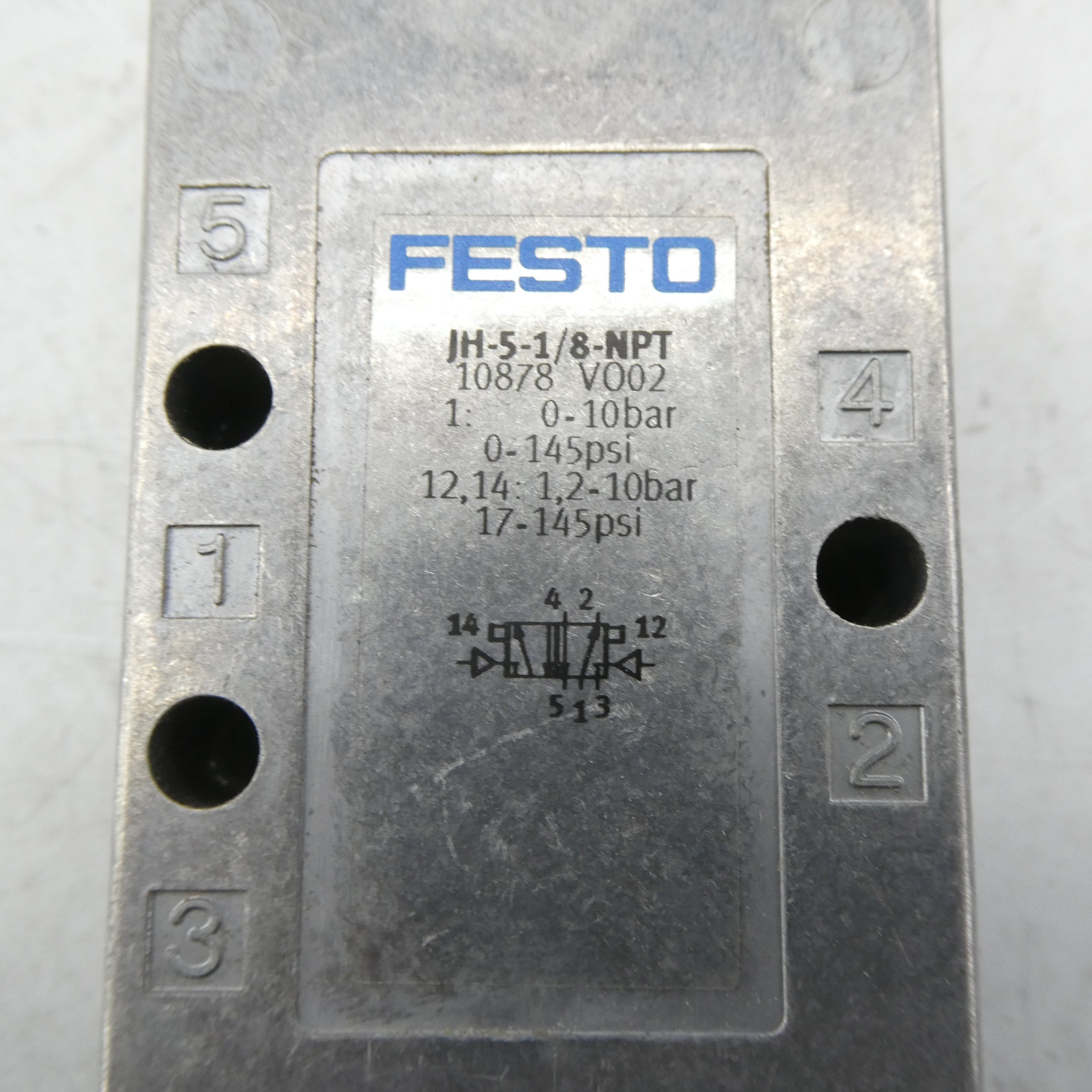 FESTO JH-5-1/8-NPT 10878 0-145PSI NSMP