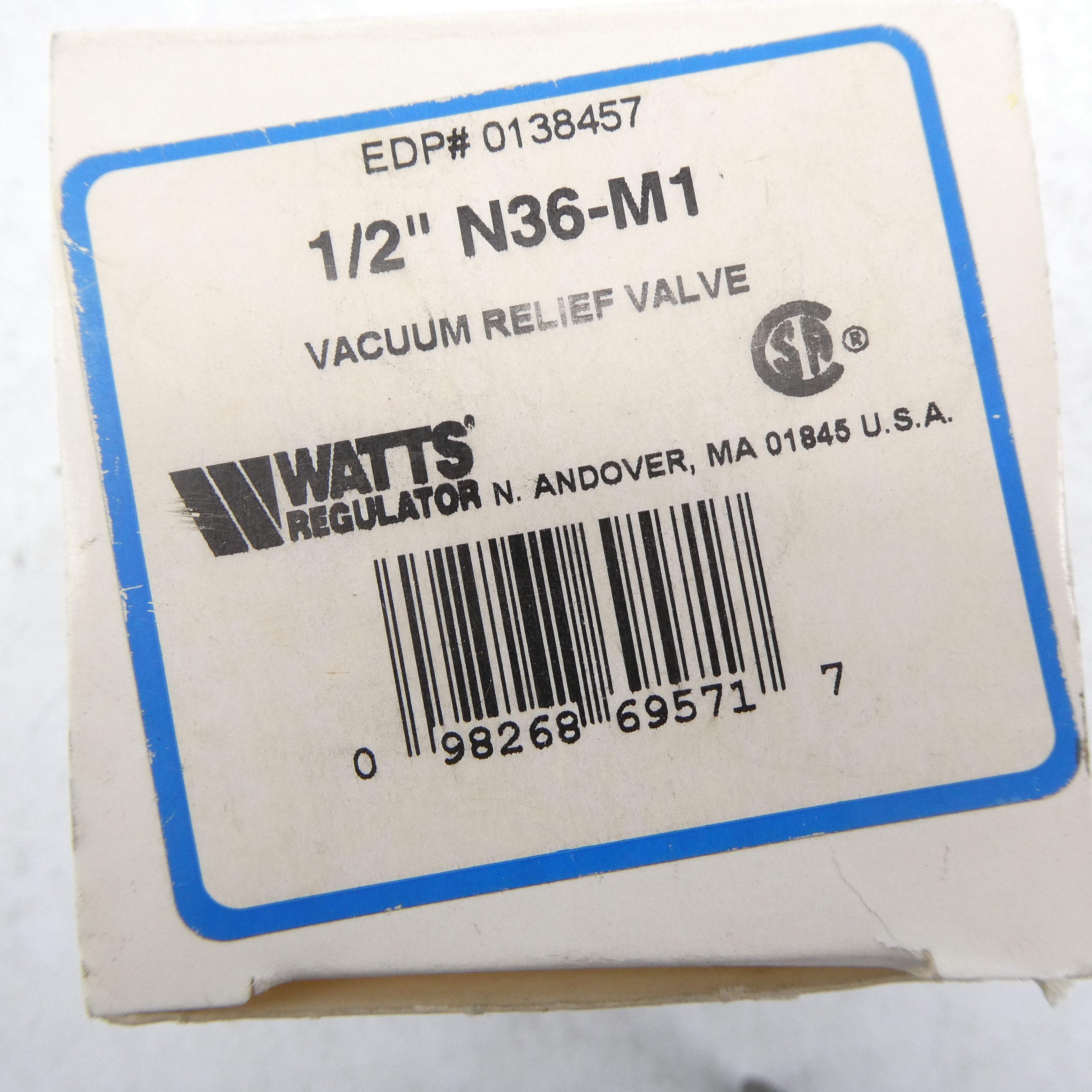 WATTS 1/2N36-M1 NSMP