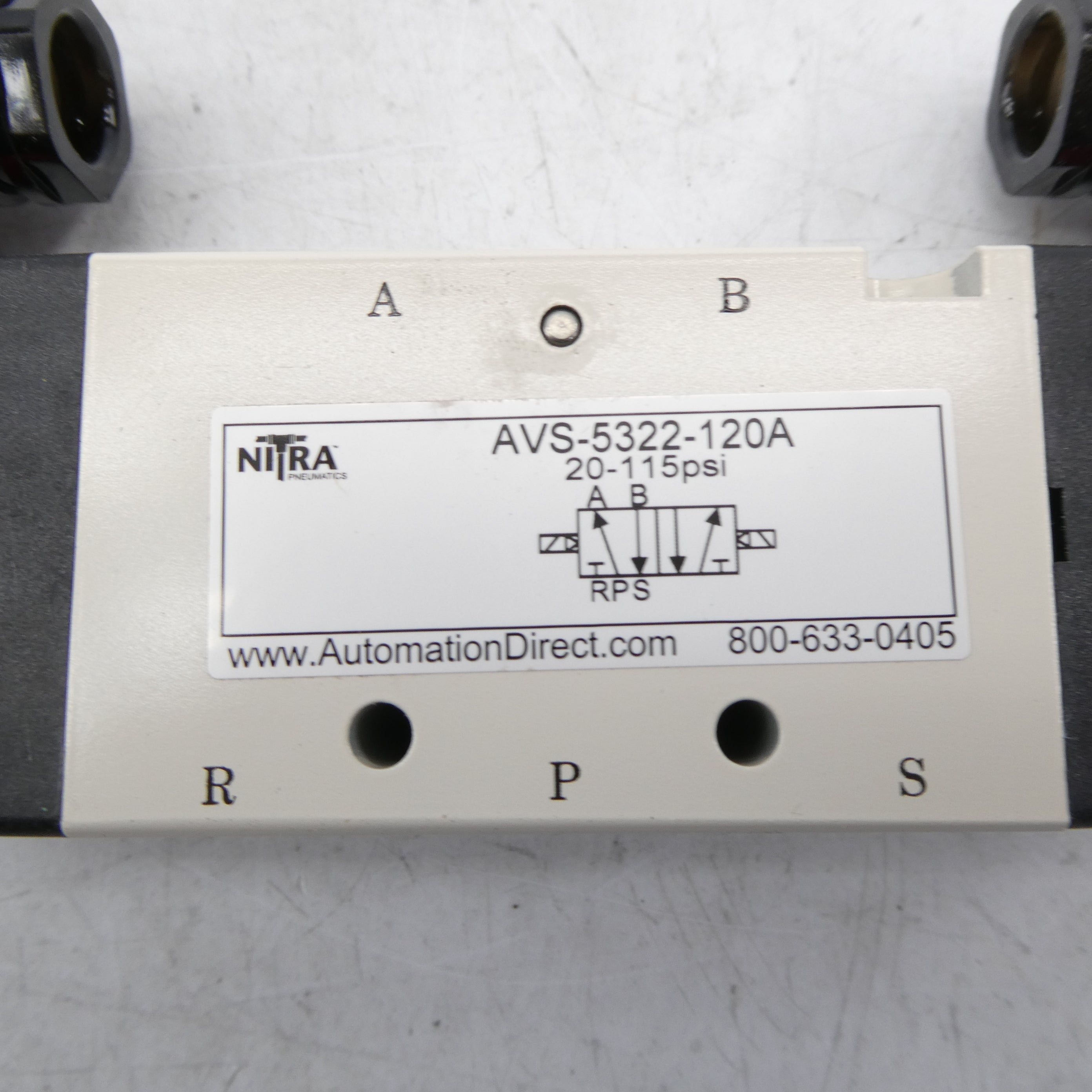NITRA AVS-5322-120A 120VAC 20-115PSI NSMP