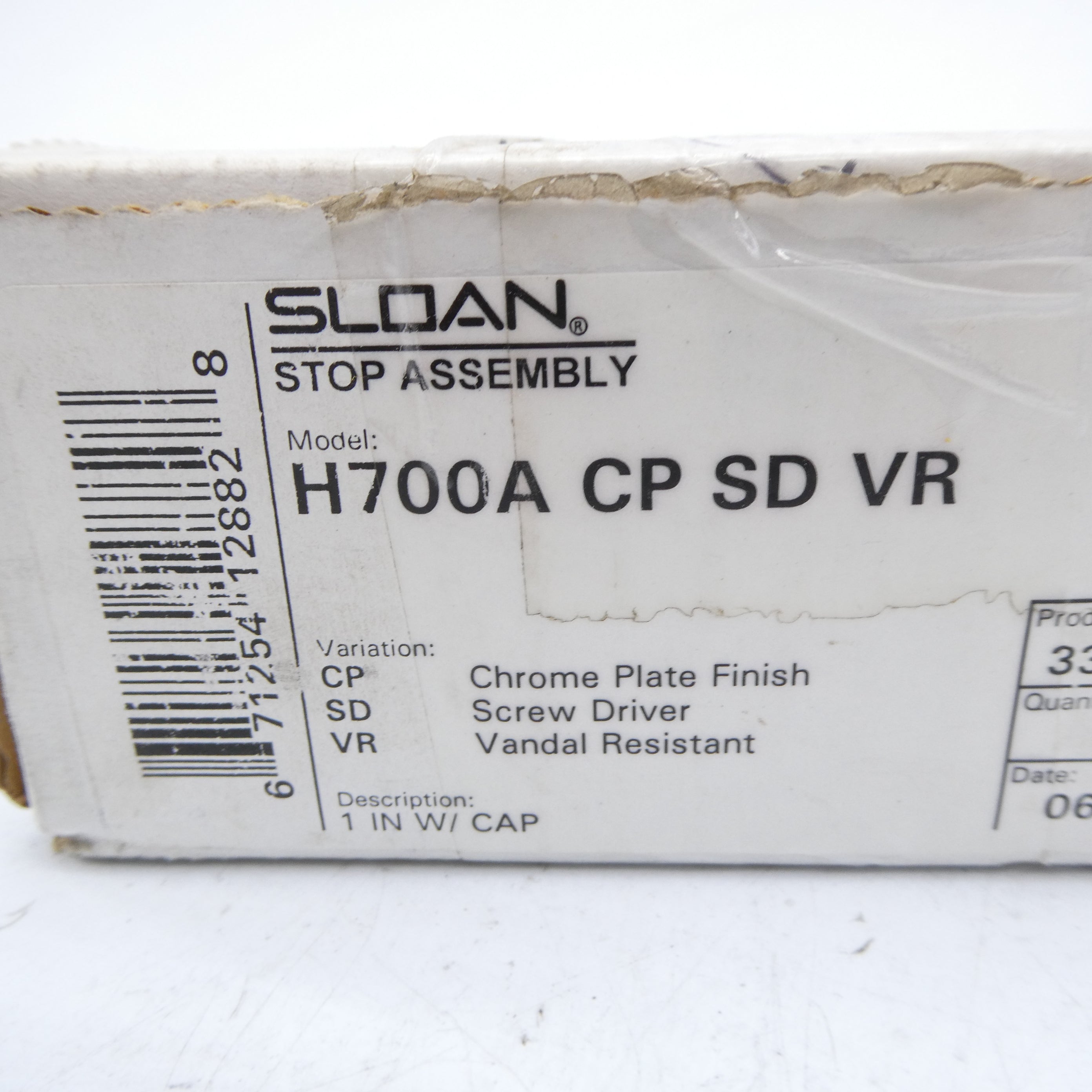 SLOAN H700ACPSDVR NSMP