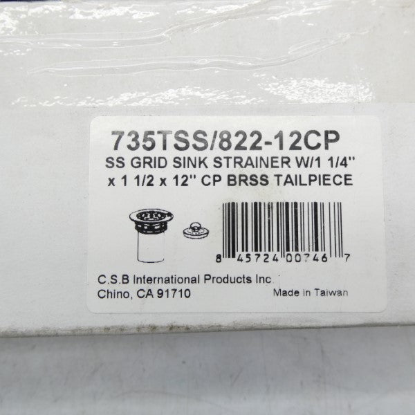 CSB INTERNATIONAL PRODUCTS 735TSS/822-12CP NSMP
