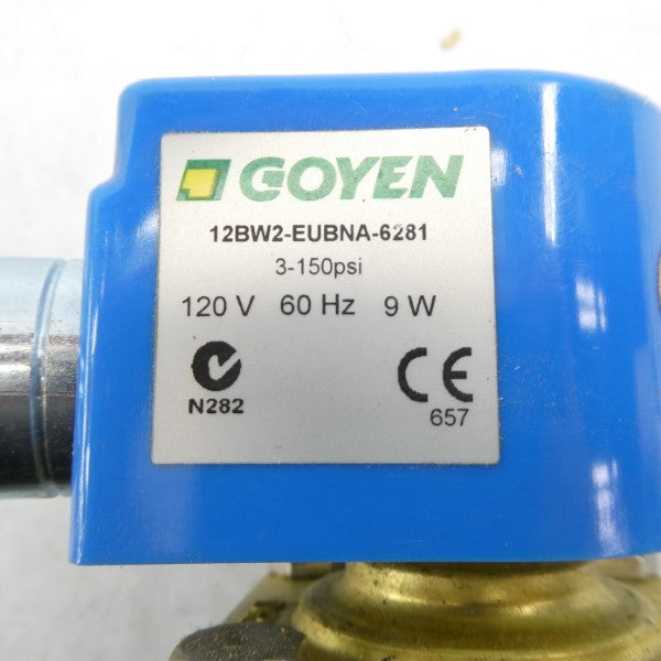 GOYEN 12BW2-EUBNA-6281 120V 3-150PSI NSMP