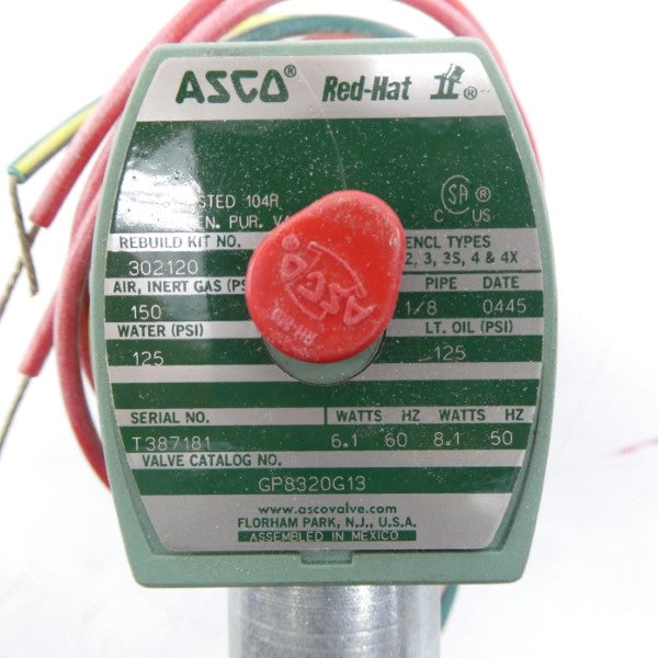 ASCO GP8320G13 110/120V 125PSI 1/8" NSMP
