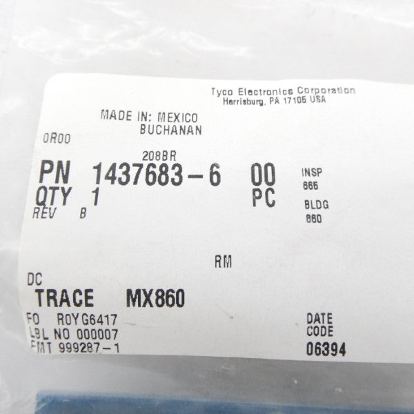 TYCO ELECTRONICS 1437683-6 NSMP