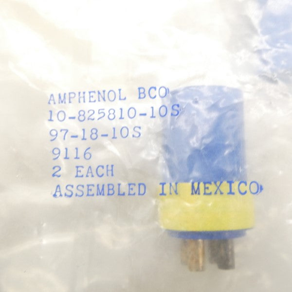 AMPHENOL 10-825810-10S (PKG OF 2) NSMP
