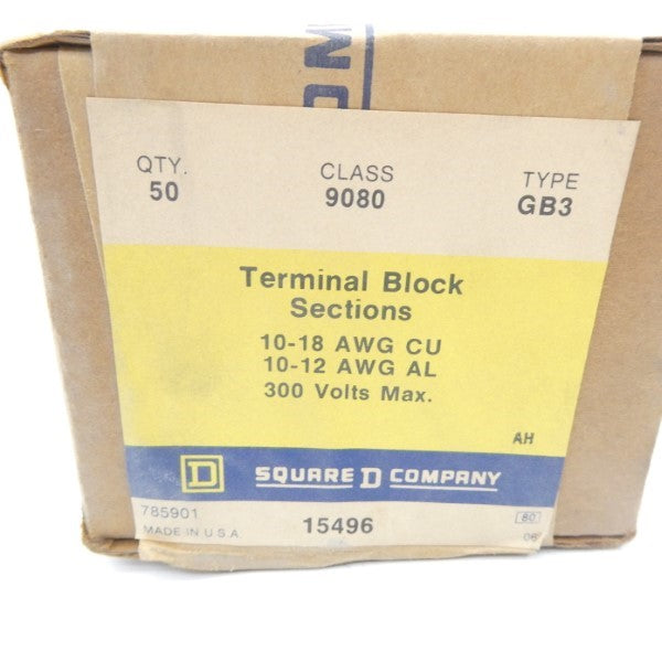 SQUARE D 9080GB3 300V (PKG OF 50) NSFS