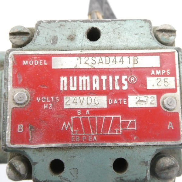 NUMATICS 12SAD441B 24VDC 0.25A UNMP