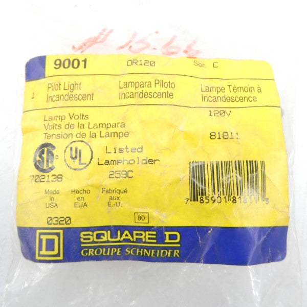 SQUARE D 9001OR120 SER. C 120V NSMP