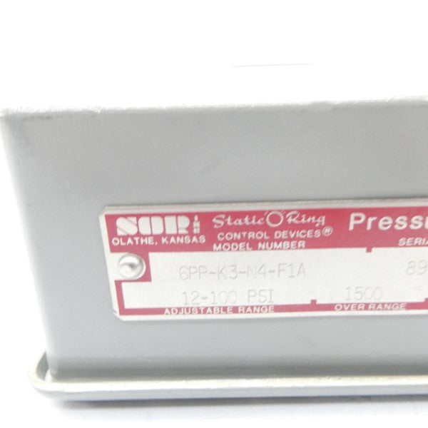 SOR 6PP-K3-N4-F1A 12-100PSI NSNP