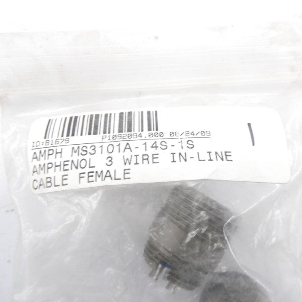 AMPHENOL MS3101A-14S-1S NSMP