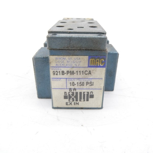 MAC 921B-PM-111CA 10-150PSI (AS PICTURED1) UNMP