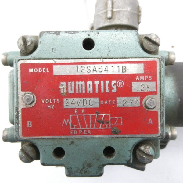 NUMATICS 12SAD411B 24VDC .25A UNMP