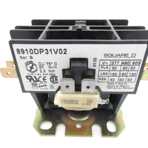 SQUARE D 8910DP31V02 SER. B 110/120V NSMP
