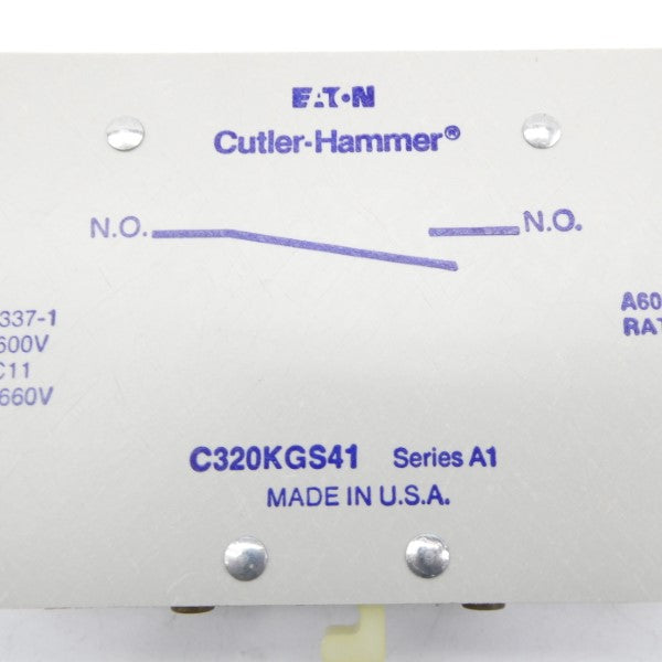 CUTLER HAMMER C320KGS41 SER. A1 600V 6A NSMP