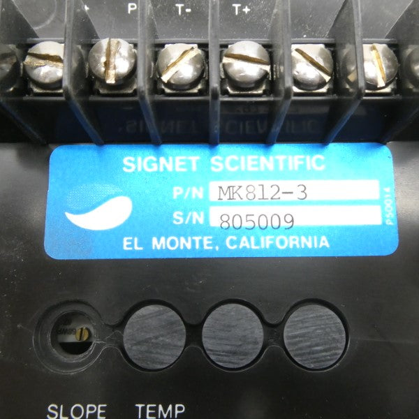 SIGNET SCIENTIFIC MK812-3 UNMP
