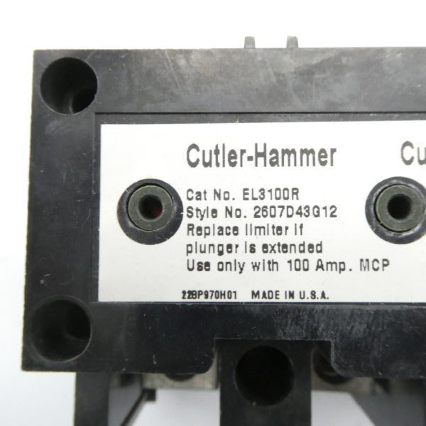 CUTLER HAMMER EL3100R 600VAC 100A NSMP