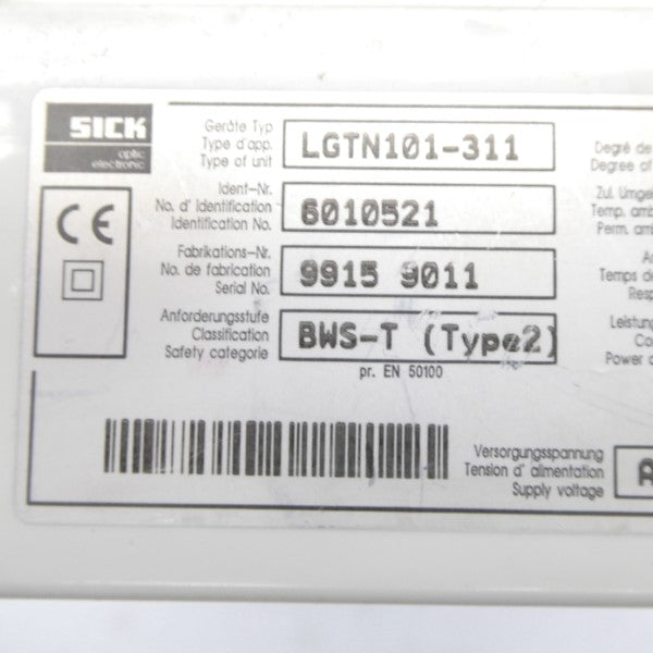 SICK LGTN101-311 6010521 NSNP