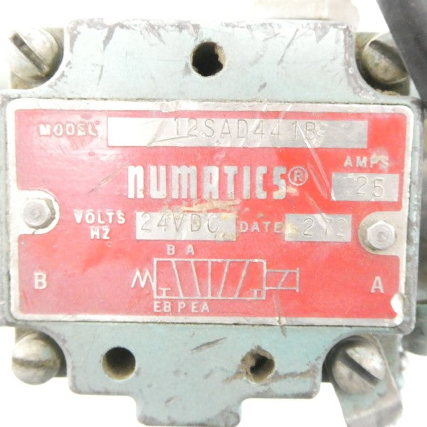 NUMATICS 12SAD441B 24VDC 0.25A (AS PICTURED1) UNMP