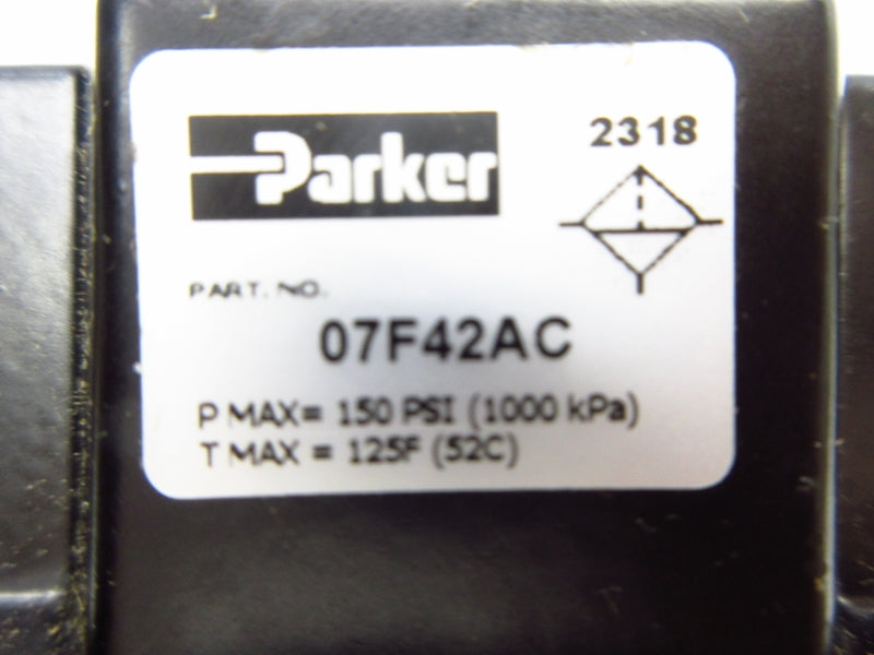 PARKER 07F42AC 150PSI 125'F 3/4" NSMP
