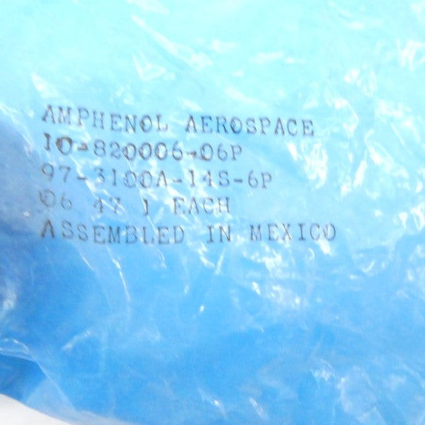 AMPHENOL 10-820006-06P 97-3100A-14S-6P NSMP