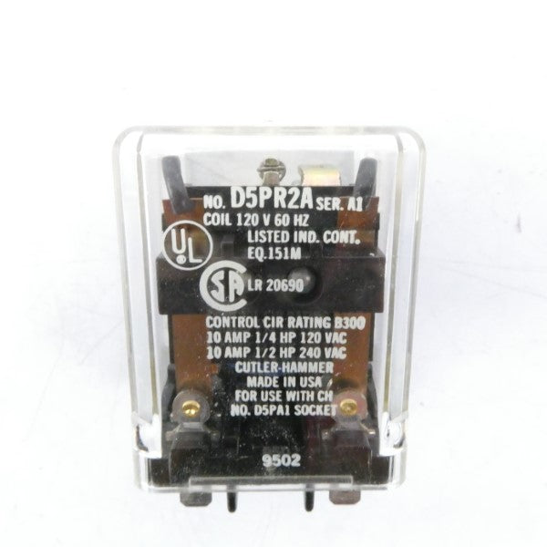 CUTLER HAMMER D5PR2A SER. A1 120V 10A NSNP