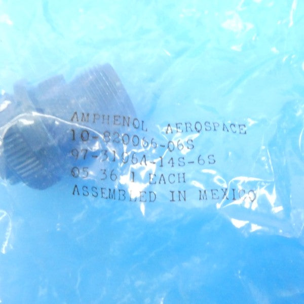 AMPHENOL 10-820066-06S 97-3106A-14S-6S NSMP