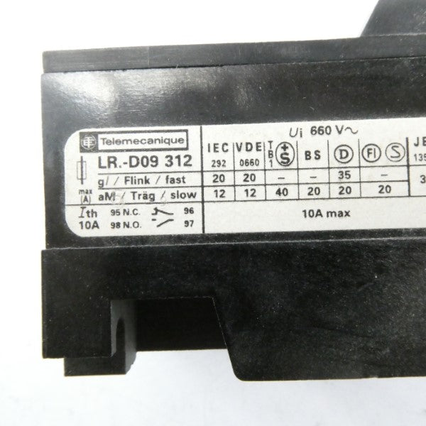 TELEMECANIQUE LR-D09312 660V 10A NSNP