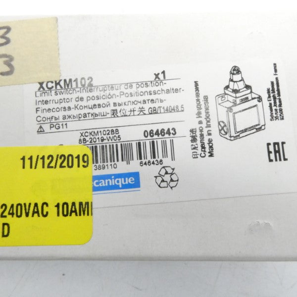 TELEMECANIQUE XCKM102 240V 3A NSMP