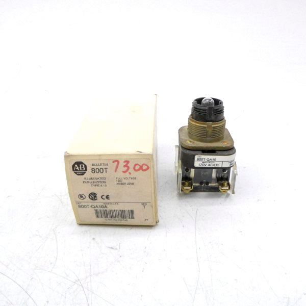 ALLEN BRADLEY 800T-QA10A SER. T 120VAC/DC (AS PICTURED) (WH) NSMP