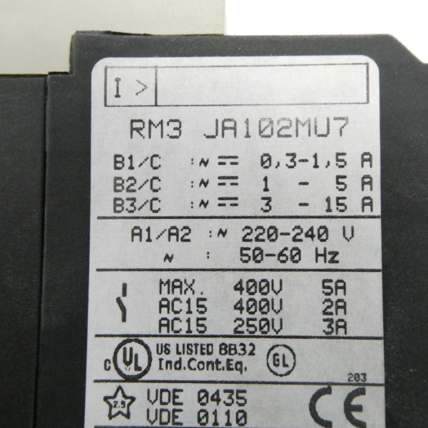 TELEMECANIQUE RM3JA102MU7 220-240VAC NSMP