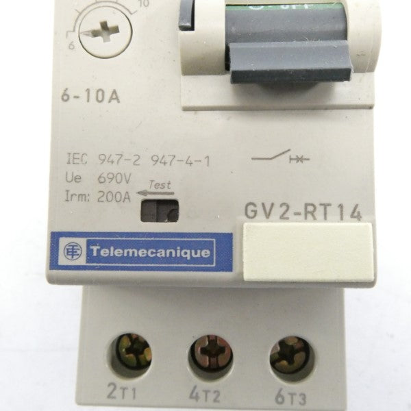 TELEMECANIQUE GV2-RT14 690V 6-10A NSMP