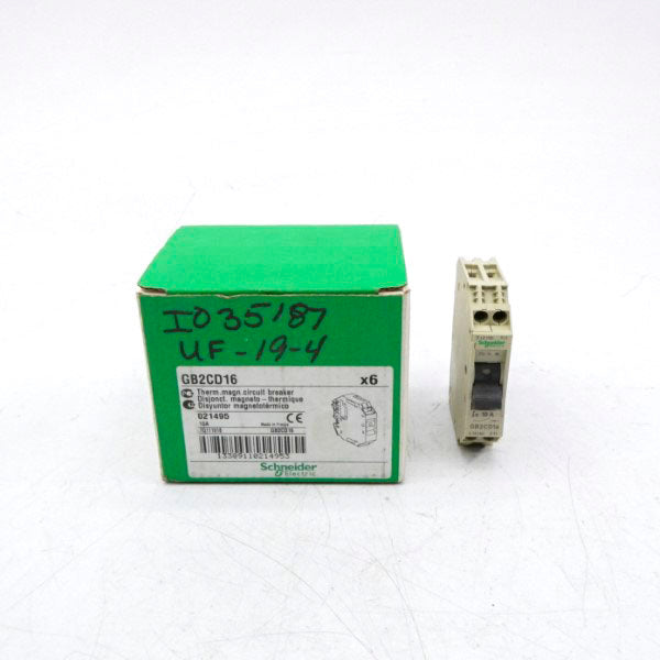 SCHNEIDER ELECTRIC GB2CD16 10A (PKG OF 6) NSMP