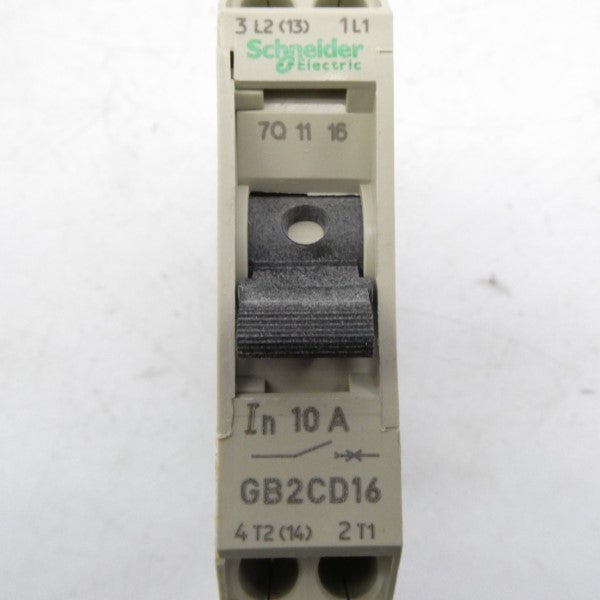 SCHNEIDER ELECTRIC GB2CD16 10A (PKG OF 6) NSMP