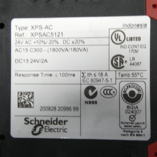 SCHNEIDER ELECTRIC XPSAC5121 24VAC/DC NSMP