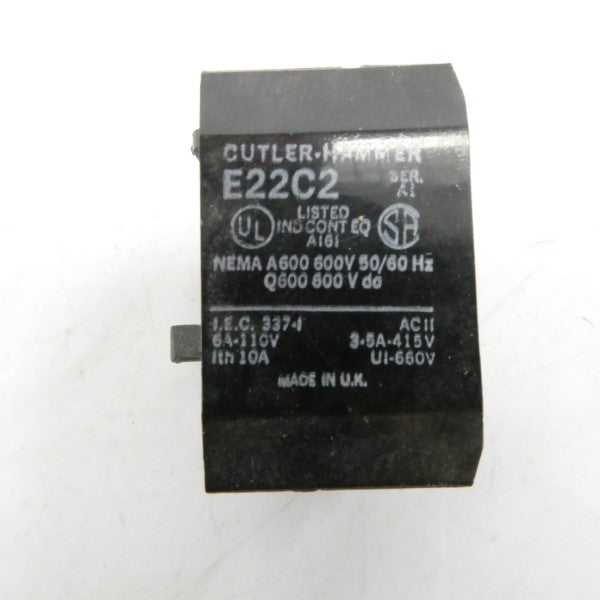 CUTLER HAMMER E22C2 SER. A1 600V 10A NSNP