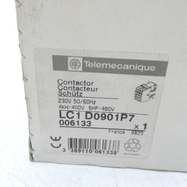 TELEMECANIQUE LC1D0901P7 230V NSFS