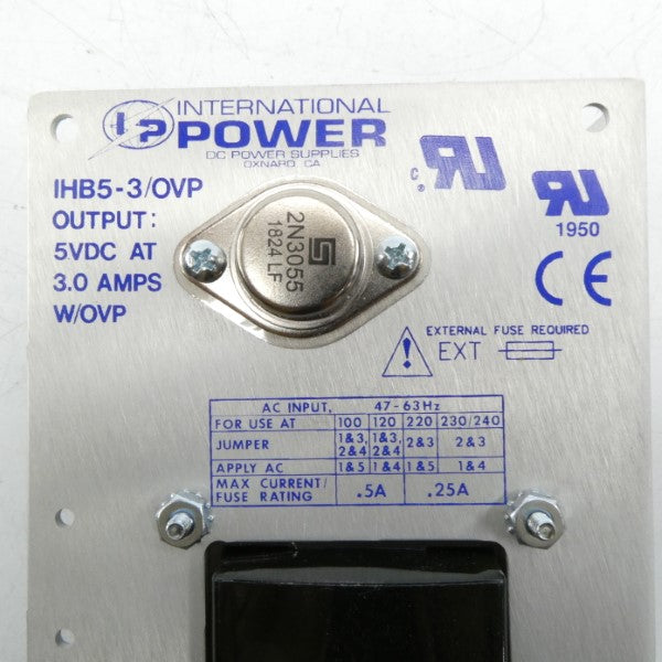 INTERNATIONAL POWER IHB5-3/OVP 5VDC 3A NSNP